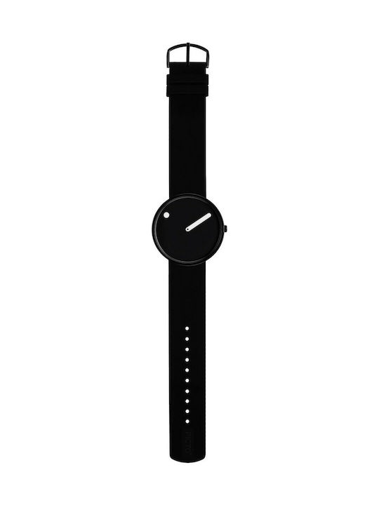 Picto Women's Watch 40mm Battery with Black Rubber Strap