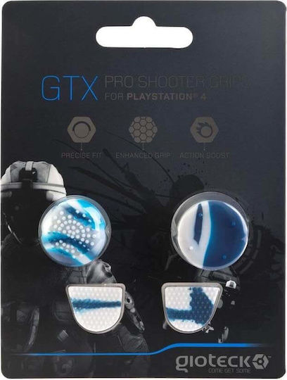 Gioteck Thumb Grips Χειριστηρίου για PS4 σε Μαύρο χρώμα
