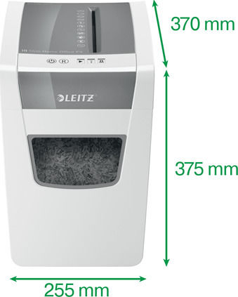 Leitz IQ Slim Home Office P4 Cross Cut 10-Sheet Paper Shredder