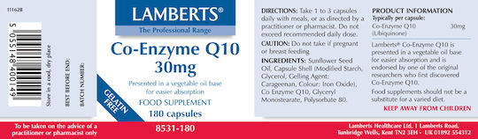 Lamberts Co-Enzyme Q10 30mg 30 caps