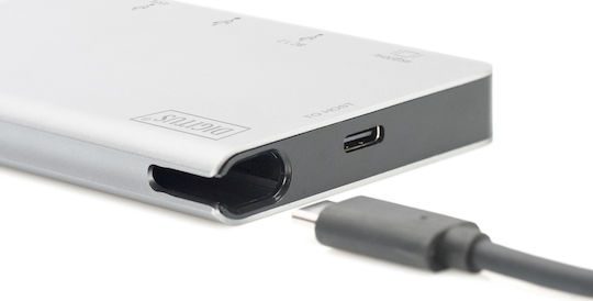 Digitus USB-C Docking Station with HDMI 4K PD Silver (DA-70867)
