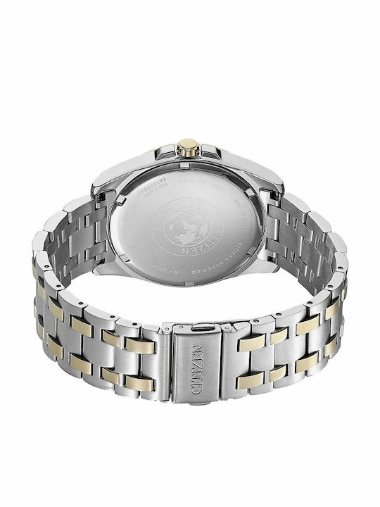 Citizen Platform Eco-Drive Ρολόι Eco - Drive με Μεταλλικό Μπρασελέ