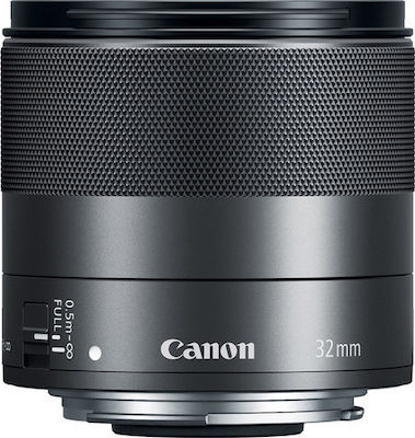 Canon Full Frame Camera Lens 32mm f/1.4 STM Steady for Canon EF-M Mount Black