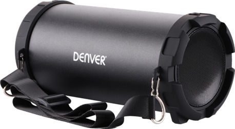 Denver BTS-53 Bluetooth-Lautsprecher 10W mit Akkulaufzeit bis zu 12 Stunden Schwarz