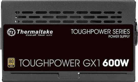 Thermaltake Toughpower GX1 600W Μαύρο Τροφοδοτικό Υπολογιστή Full Wired 80 Plus Gold