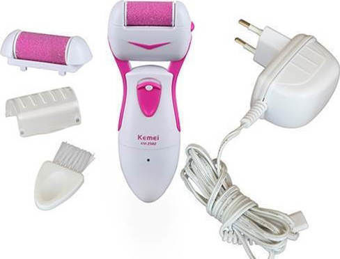 Kemei Rechargeable Electric Foot File for Heels & Calluses