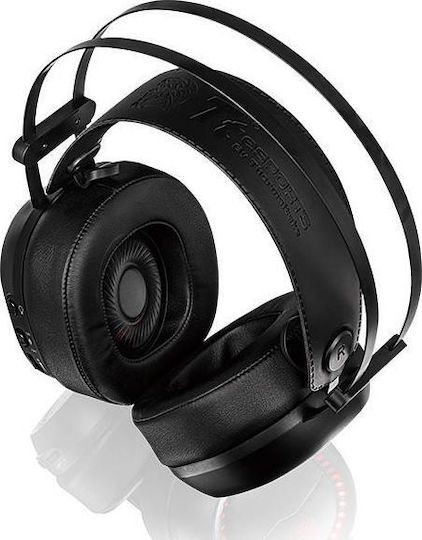 Thermaltake Shock Pro Rgb 7.1 Over Ear Gaming Headset με σύνδεση USB
