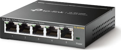 TP-LINK TL-SG105E v4 Unmanaged L2 Switch με 5 Θύρες Gigabit (1Gbps) Ethernet
