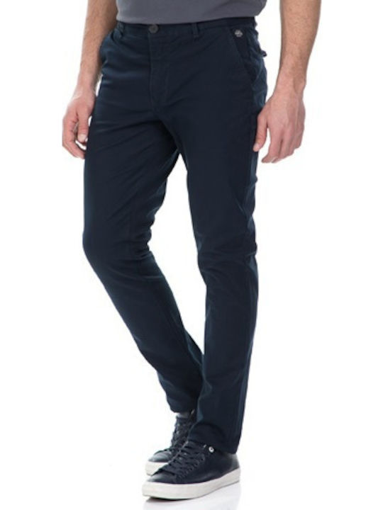 Παντελόνι Chino σε Κανονική Εφαρμογή Navy Μπλε