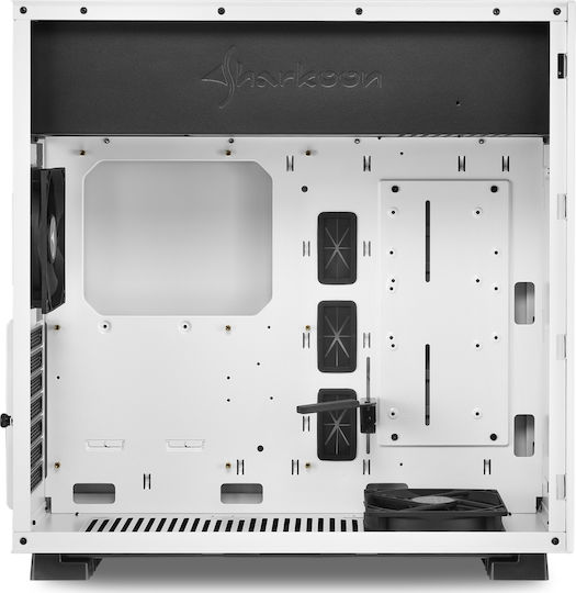 Sharkoon Pure Steel White Gaming Midi-Turm Computergehäuse Weiß