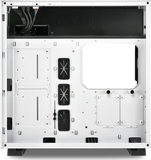 Sharkoon Pure Steel White Gaming Midi-Turm Computergehäuse Weiß