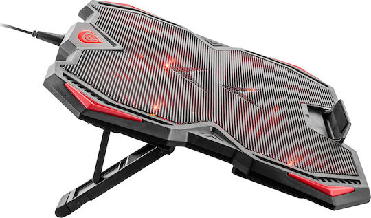 Genesis Oxid 250 Cooling Pad για Laptop έως 17.3" με 4 Ανεμιστήρες και Φωτισμό