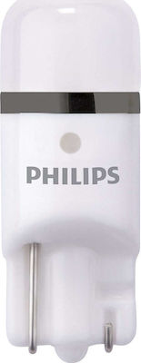 Philips Lamps Car X-Treme Ultinon T10 LED 6000K Cold White 12V 1W 2pcs