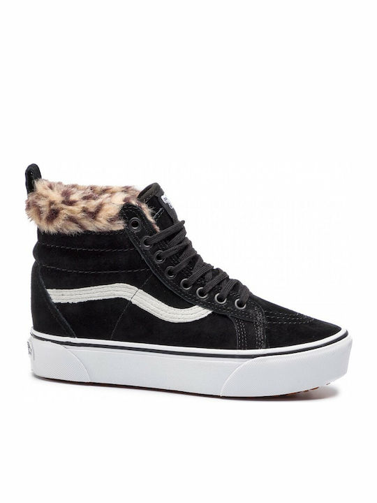 Vans SK8-Hi Platform M Γυναικεία Μποτάκια Μαύρα