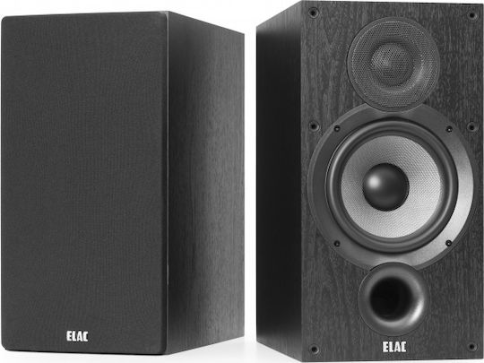 Elac Debut B6.2 DB62 Двойка Hi-Fi Говорители Bookself 120W 2 Брой шофьори Ш19.5xД26.8xВ37.5см. Черен