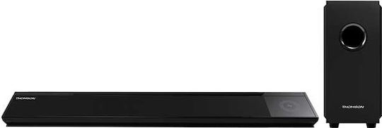 Thomson SB270IBTWS Soundbar 2.1 Bluetooth 300W with Wireless Subwoofer and Remote Control Black