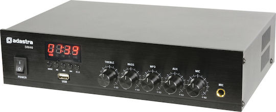 Adastra DM40 Τελικός Ενισχυτής Εγκαταστάσεων 40W/100V και Συνδέσεις USB/FM/Bluetooth 953.109UK