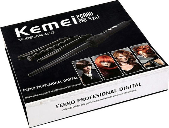 Kemei Κωνικό Ψαλίδι Μαλλιών για Μπούκλες 13mm 59W KM-4083