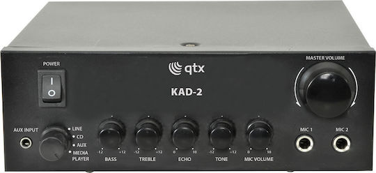 QTX Sound KAD-2 PA Power Amplifier 2 Channels 35W/4Ω 25W/8Ω Black