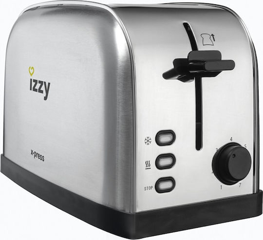 Izzy 217 Xpress Toaster 2 Slots 1000W Inox