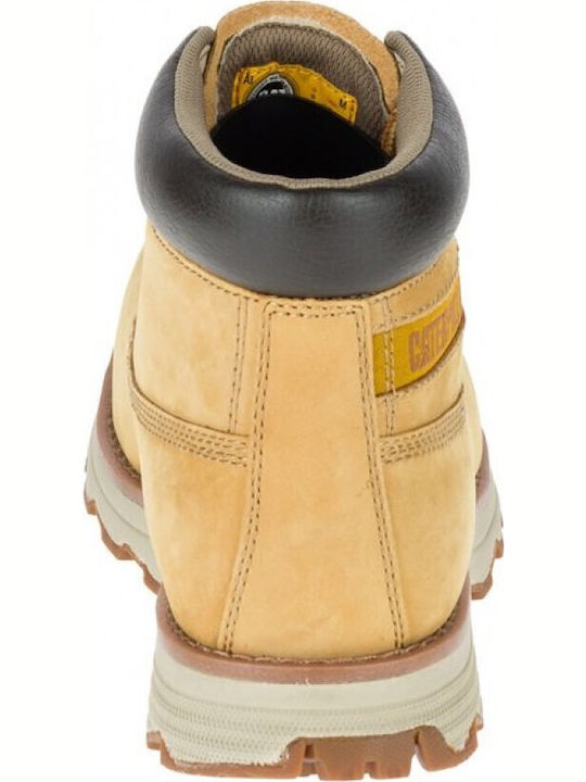 Founder Leather Yellow Boots