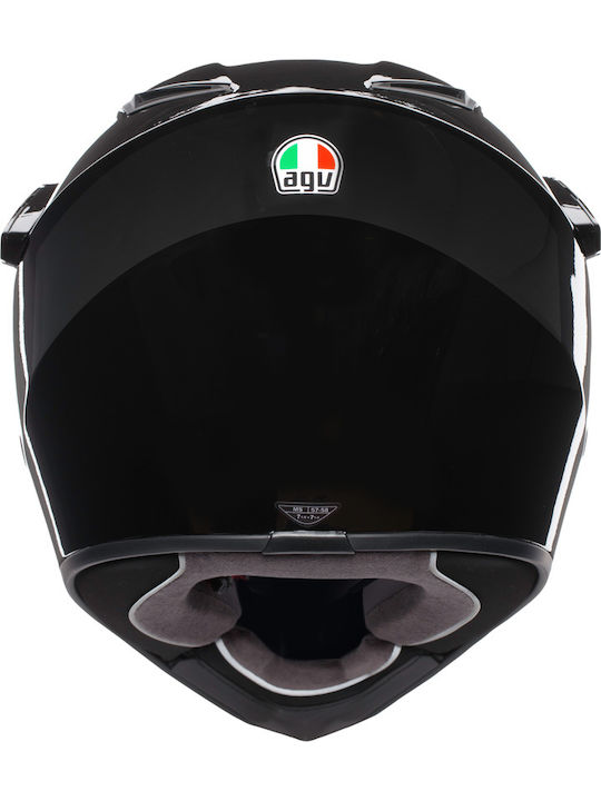 AGV AX-9 Dual Gloss Black Motorradhelm Ein-Aus DOT / ECE 22.05 1540gr mit Pinlock KR3800
