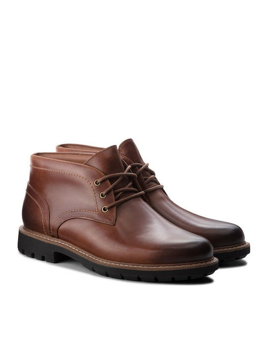 Clarks Batcombe Lo Piele Tabac maro Ghete barbati