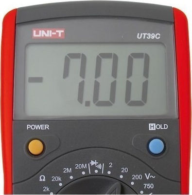 Uni-T UT39C Multimetru digital cu Măsurare AC / DC / Rezistență / Capacitate / Temperatură