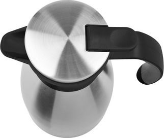 Tefal Soft Grip Jug Κανάτα Θερμός Ανοξείδωτο 1lt Ασημί