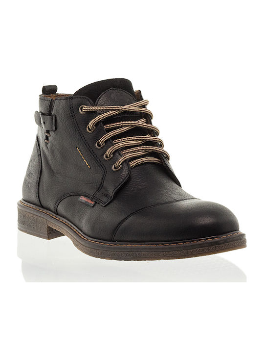 Piele Negru Ghete barbati