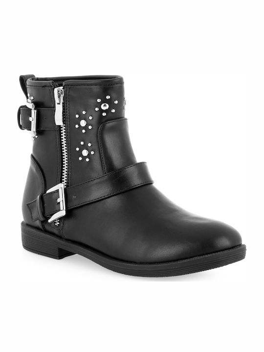 Exe Kids Boots with Zipper Black