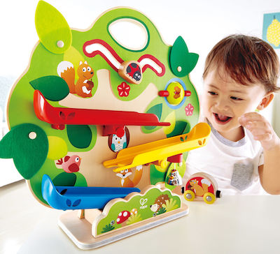 Hape Baby-Spielzeug Nutty Squirrel Railway aus Holz für 18++ Monate