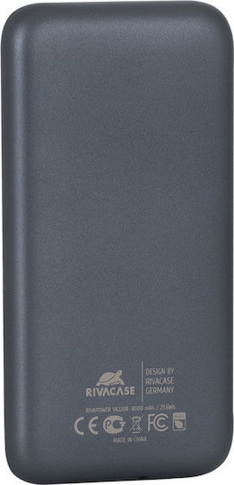 Rivacase Rivapower VA2208 8000mAh с USB-A порт Черен