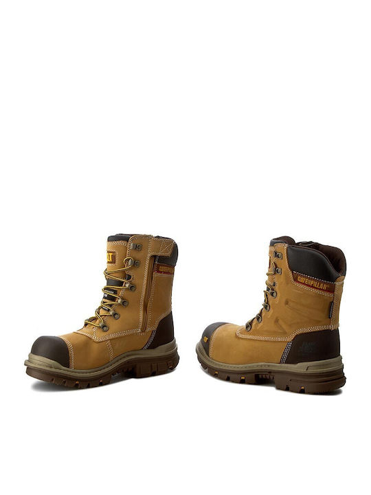 Premier 8" WP TX Leather Men's Waterproof Brown Boots