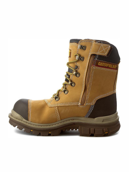 Premier 8" WP TX Leather Men's Waterproof Brown Boots