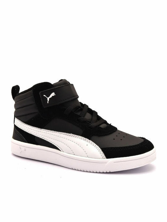 Puma Kids Sports Shoes Basketball Rebound Street Black