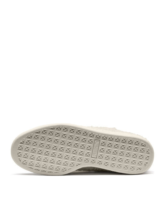 Basket Heart Teddy Adidași Pentru Femei Albi