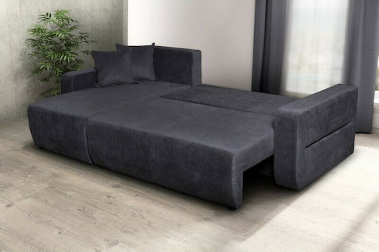 Amaretto Corner Couch Bed 236x146cm. Gray Amaretto Corner Couch Bed 236x146cm. Gray
