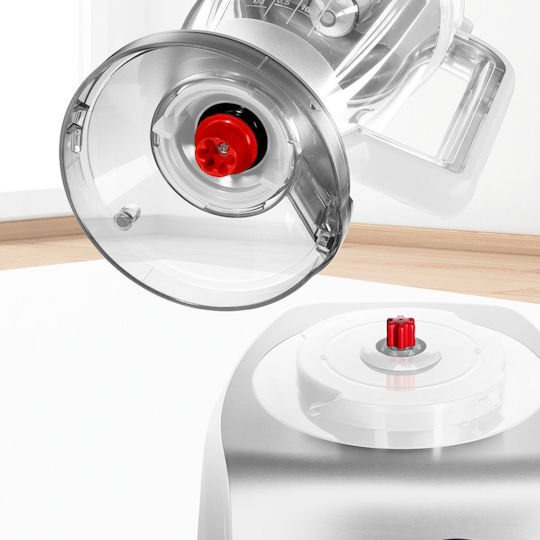 Bosch Procesoare Alimentare Multifuncționale 1250W cu Recipient 3.9lt și Vas Blender Alb
