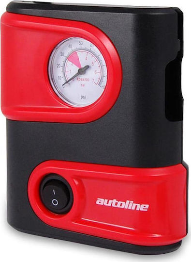 Autoline Тромба за автомобилни гуми 100PSI с кабел 12V