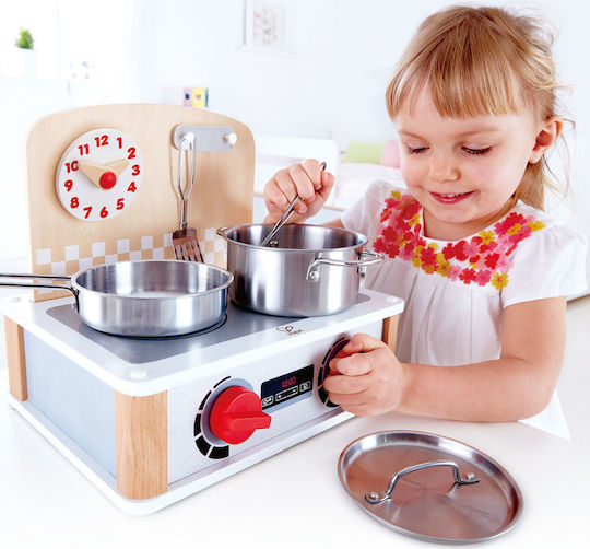 Hape Wooden Kids Kitchen for 3+ Years 6pcs