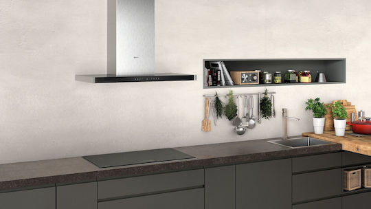 Neff Kamin-Dunstabzug 90cm Inox