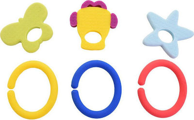 Gummee Link and Teeth Teether made of Plastic for 3 m+ 1pcs