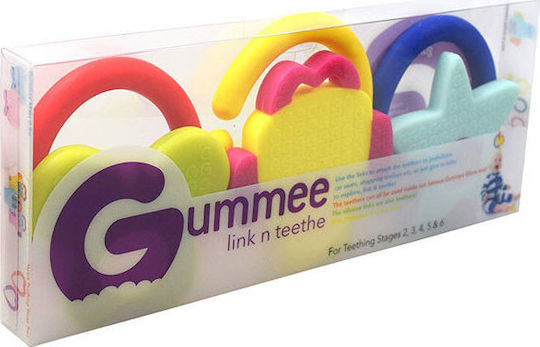 Gummee Link and Teeth Μασητικός Κρίκος Οδοντοφυΐας από Πλαστικό για 3 m+