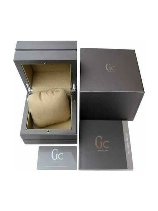 GC Watches Watch Battery with Brown Leather Strap Y36001G5