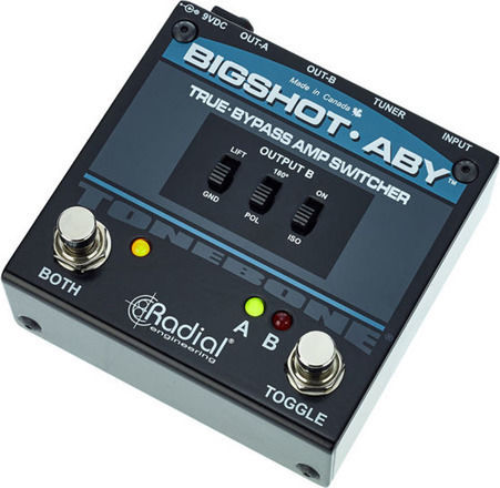 Radial BigShot ABY True-Bypass Switcher V2 R800 7210 00 Педал Превключвател за крака Електроакустични инструменти