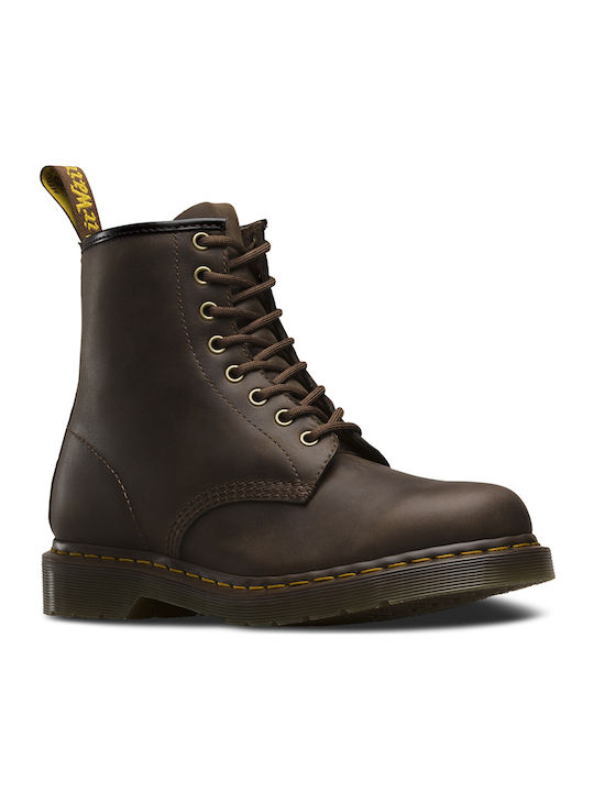 1460 Crazy Horse Leather Brown Boots