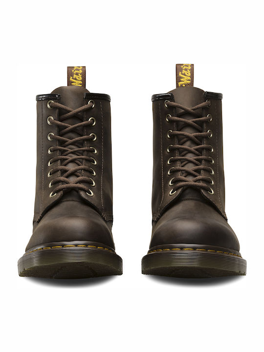 1460 Crazy Horse Leather Brown Boots