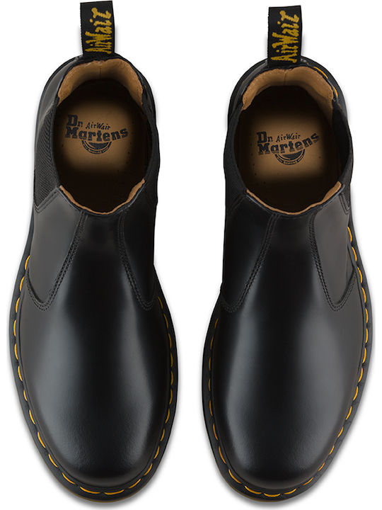 2976 Smooth Piele Negru Ghete Chelsea