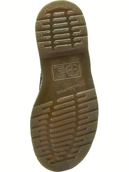 1460 Leather Navy Blue Boots